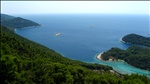 view from the top of mljet island